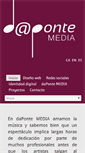 Mobile Screenshot of dapontemedia.com